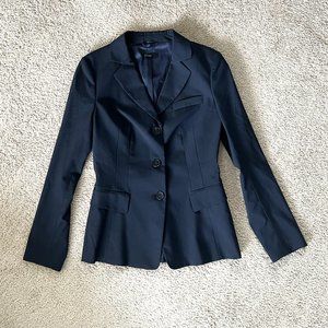 2-Piece United Colors of Benetton Black Blazer & Black Skirt